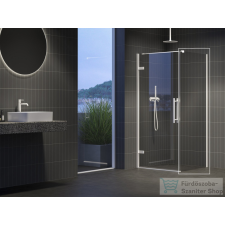 Ravak COOL! COPS-90 90 cm-es oldalfal, matt fehér+transparent X9VV70E00Z1 kád, zuhanykabin