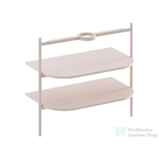 Ravak CS YARD 80 nyitott polcos állvány, Alabaster Pink D80000G006 fürdőszoba bútor