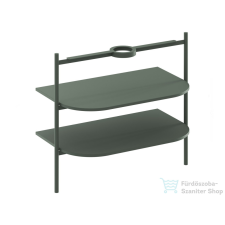 Ravak CS YARD 80 nyitott polcos állvány, Grey Green D800008006 fürdőszoba bútor