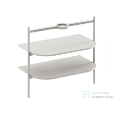 Ravak CS YARD 80 nyitott polcos állvány, Smoke Grey D80000O006 fürdőszoba bútor