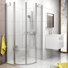 Ravak CSKK4 90 zuhanykabin fehér + transparent ( 3Q170100Z1 ) kád, zuhanykabin