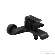 Ravak FLAT Black kádtöltő csaptelep, FL 022.20/150, fekete X070175 csaptelep