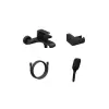 Ravak Flat fali kádcsaptelep szettel, matt fekete FL 022.20BLM+S (X07S114)