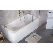  RAVAK Flow téglalap alakú fehér színű akril kád 150x70 kád, zuhanykabin