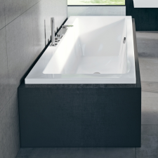 Ravak Formy 01 középlefolyós akril fürdőkád kád, zuhanykabin