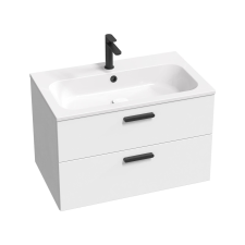 Ravak Fürdőszobaszekrény a mosdókagyló alá Ravak Chrome II 80x50x49 cm fehér fényes X000001746 fürdőszoba bútor