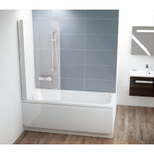 Ravak Kádparaván.CVS1-80 L krómhatású+transparent kád, zuhanykabin