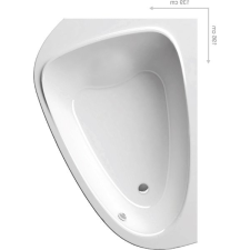  Ravak LoveStory II 196*113,5*139 balos snowwhite akrilkád kád, zuhanykabin