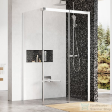 Ravak MATRIX MSDPS-100/80 J 100x80 cm-es jobbos tolóajtós zuhanykabin,Fehér+transparent 0WPA4100Z1 kád, zuhanykabin