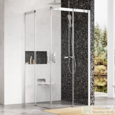 Ravak Matrix MSRV4-80/80 krómhatású+Transparent zuhanykabin 1WV44C00Z1 kád, zuhanykabin