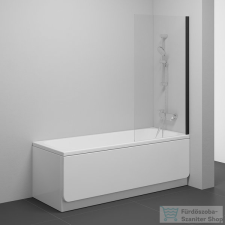 Ravak NEXTY NVS1-80 80 cm-es fix kádparaván,Fekete+transparent 7O840300Z1 kád, zuhanykabin