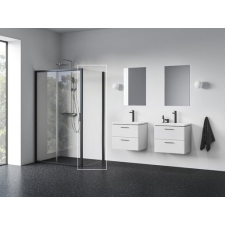 Ravak Oldalsó paraván a zuhanyajtóhoz 90x90 cm Ravak Blix II 9BM70300Z1 kád, zuhanykabin