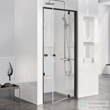 Ravak PIVOT PDOP1-90 90 cm-es nyílóajtó,Fekete+Transparent 03G70300Z1 kád, zuhanykabin