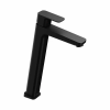 Ravak Ravak 10° Free Black álló mosdócsaptelep magasított leeresztő nélkül 33,4cm TDF 015.20