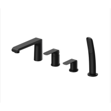Ravak Ravak Flat kádperemre szerelhető csaptelep szett, fekete, X070176 csaptelep