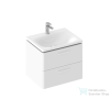 Ravak SD BALANCE II 60 cm-es 2 fiókós szekrény, fehér, fehér foganytúval X000001814SETW