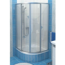 Ravak SKCP4-80 Sabina negyedköríves zuhanykabin minikádakhoz szatén kerettel, pearl muanyag betétlemezzel kád, zuhanykabin