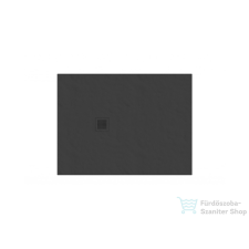 Ravak Slate Pro zuhanytálca 100x90 matt fekete XA03A733010 kád, zuhanykabin