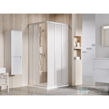 Ravak SUPERNOVA ASRV3+ASRV3 75x80 cm-es tolóajtós,sarokbelépős zuhanykabin,szatén/pearl 15V30UR211SET7580 kád, zuhanykabin