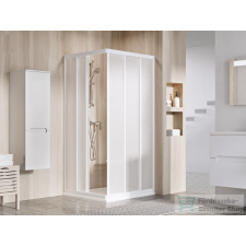 Ravak SUPERNOVA ASRV3+ASRV3 90x90 cm-es tolóajtós,sarokbelépős zuhanykabin,fehér/pearl 15V701R211SET9090 kád, zuhanykabin