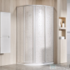 Ravak SUPERNOVA SKCP4-80 80x80x195 cm-es negyedköríves tolóajtós zuhanykabin,Szatén+Pearl 3114OU0211