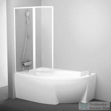 Ravak VSK2 Rosa 150 balos kádparaván,Fehér+transparent 76L80100Z1 kád, zuhanykabin