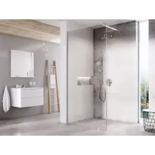 Ravak Walk-in zuhanyparaván 110 cm Ravak Walk In Wall GW9WD0C0SZ1 kád, zuhanykabin