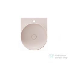 Ravak YARD 40 mosdó tartókonzol nélkül, csaptelep furattal, Alabaster pink XJX0G240000 szaniter