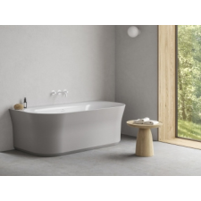 Ravak Ypsilon Wall 178x86, akrilkád, Smoke Grey/fehér, szabadonálló, fehér lefolyó kád, zuhanykabin