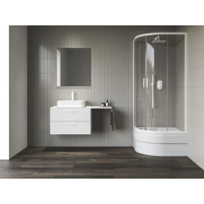 Ravak Zuhanysarok negyedkör 90x90 cm Ravak Blix II 3BM70E40Z1 kád, zuhanykabin