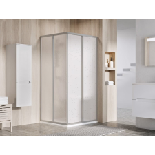 Ravak Zuhanysarok négyzet 80x80 cm Ravak Supernova 14V40UO211S kád, zuhanykabin