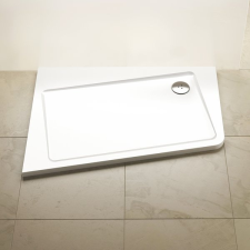 Ravak Zuhanytálca,Asymetric PRO 10° 120x90 B -fehér/Balos kád, zuhanykabin