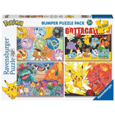 Ravensburger 056514 Pokémon 4x100 darab puzzle, kirakós