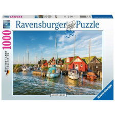 Ravensburger 1000 db-os puzzle - Ahrenshoop romantikus kikötői világa (17092) puzzle, kirakós