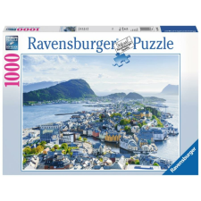Ravensburger 1000 db-os puzzle - Alesund Norvégia (19844) puzzle, kirakós