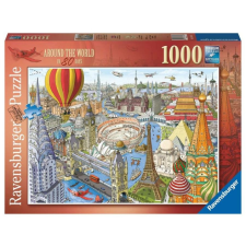 Ravensburger 1000 db-os puzzle - Around the World in 80 days (16961) puzzle, kirakós