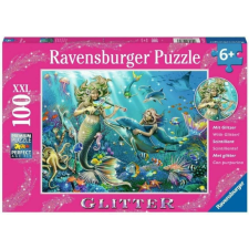 Ravensburger 100 db-os XXL glitteres puzzle - Vízalatti szépségek (12872) puzzle, kirakós