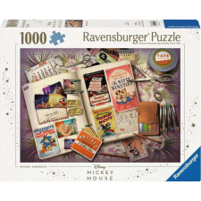 Ravensburger 12000840 - 1940 Mickey Pillanatok Puzzle 1000 darabos puzzle, kirakós