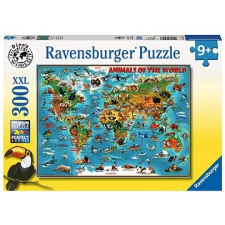 Ravensburger 132577 Illusztrált világtérkép puzzle, kirakós