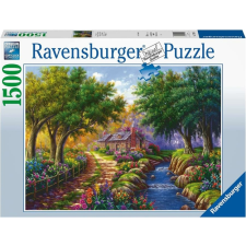 Ravensburger 1500 db-os puzzle - Ház a folyónál (17109) puzzle, kirakós