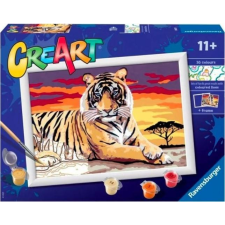 Ravensburger 201938 CreArt Számfestő készlet - Méltóságteljes tigris (GXP-811654) kreatív és készségfejlesztő