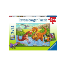 Ravensburger 2 x 24 db-os puzzle - Játékos dínók (05030) puzzle, kirakós
