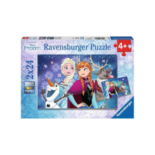 Ravensburger 2 x 24 db-os puzzle - Jégvarázs - Északi fény (09074) puzzle, kirakós