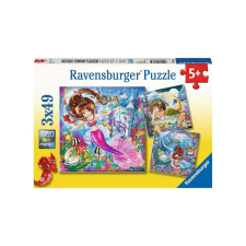 Ravensburger 3 x 49 db-os puzzle - Sellő és a tenger (08063) puzzle, kirakós