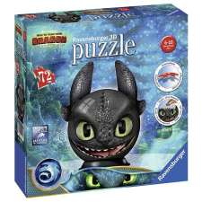 Ravensburger 3D 111459 Puzzle-Ball Így neveld a sárkányodat 3: Fogtalan puzzle, kirakós