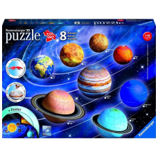 Ravensburger 3D 116683 Bolygórendszer puzzle, kirakós