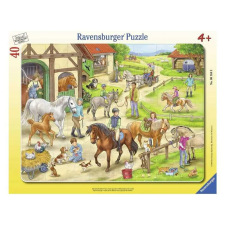  Ravensburger: A lovastanyán 40 darabos puzzle puzzle, kirakós