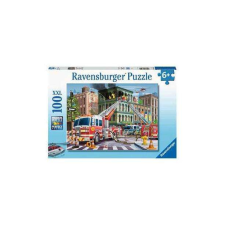 Ravensburger A tűzoltók mentették meg, puzzle 100db XXL puzzle, kirakós