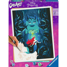 Ravensburger CreArt Arielle és Ursula Számfestő készlet (23732) kreatív és készségfejlesztő