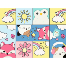 Ravensburger CreArt Squishmallows számfestő készlet kreatív és készségfejlesztő